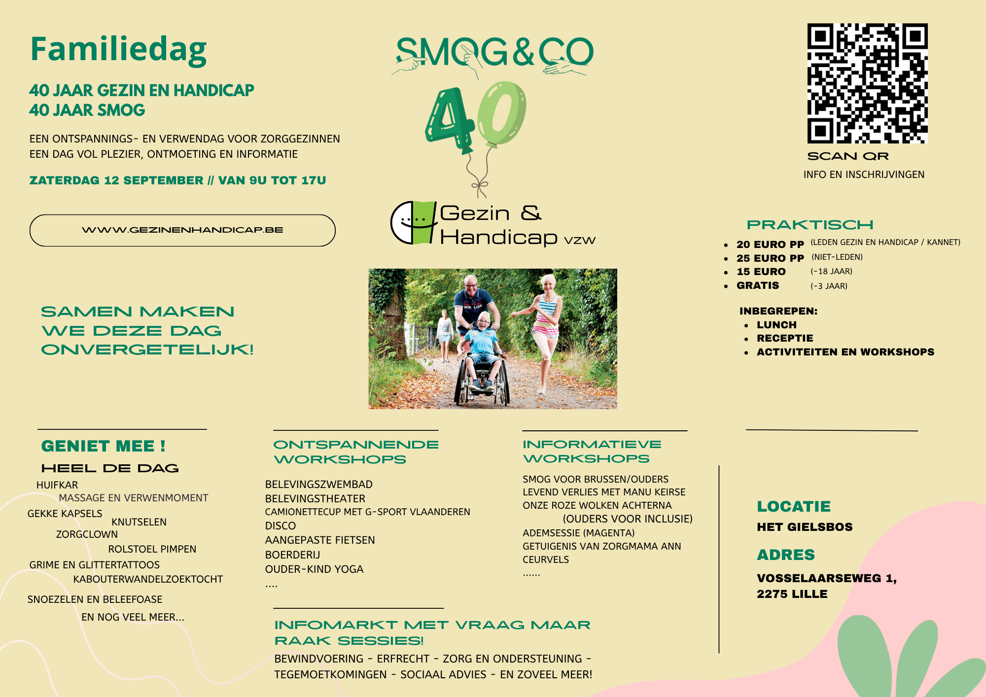 Feestelijke familiedag – Gezin en Handicap / SMOG & CO